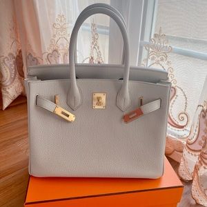 💗SOLD💗Hermes Birkin 30 Craie Togo Leather Ghw